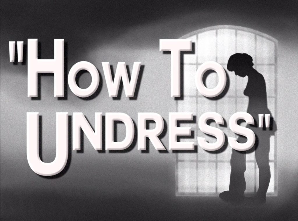How to undress in front of your husband