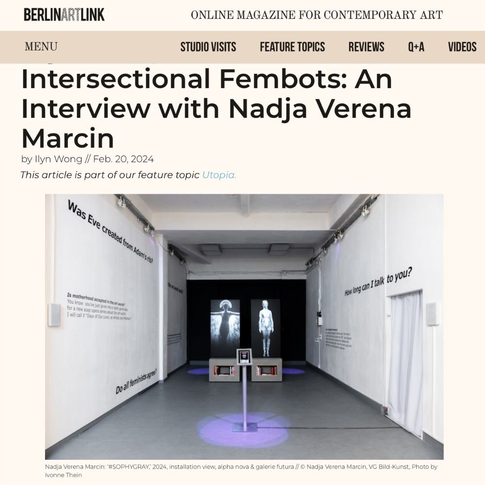 BERLINARTLINK Interview Berlin Art Link's Interview 2024